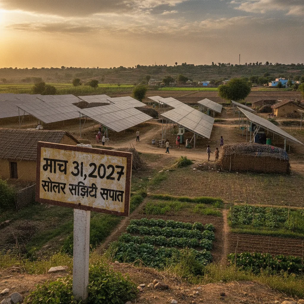India’s Solar Subsidy Scheme to End March 31, 2027