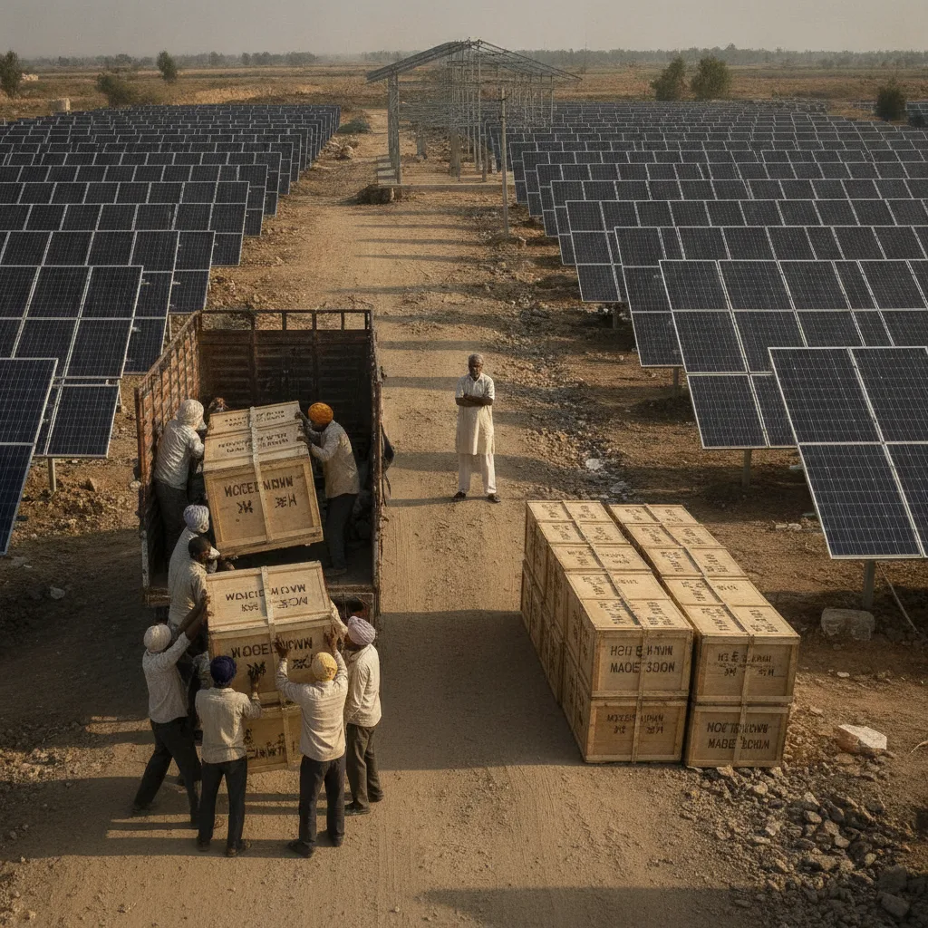 India's Solar Push Hits a Wall: Heavy Reliance on Chinese Imports