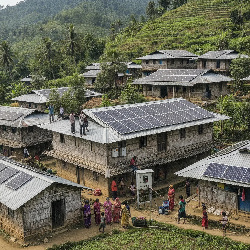 North-East India Pushes for Rooftop Solar and Decentralized Renewable Energy