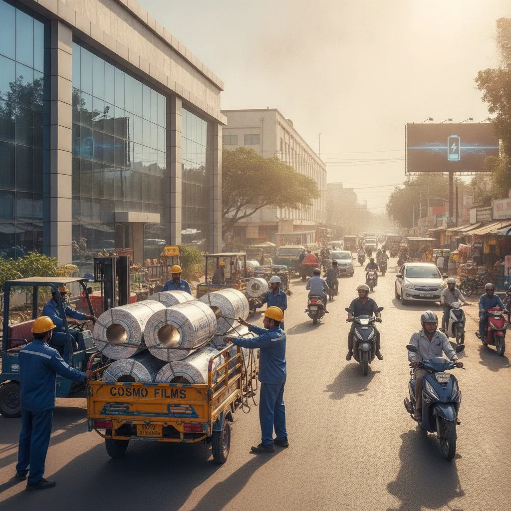 EV Boom Drives Cosmo Films’ Capacitor Film Sales in India