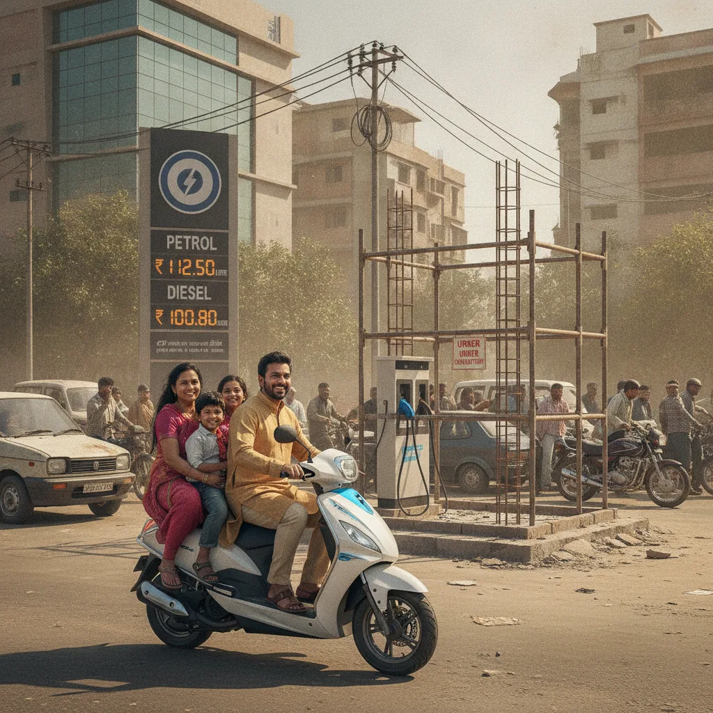 High Fuel Prices Drive Indian EV Sales as Infrastructure Hurdles Remain