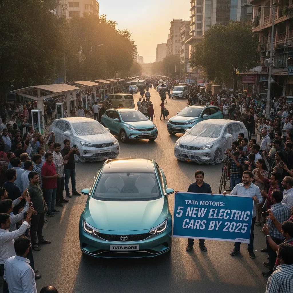 Tata Motors to Launch 5 New Electric Cars in India by 2025