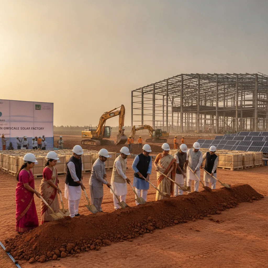 SAEL Industries breaks ground on GW-scale solar factory in India