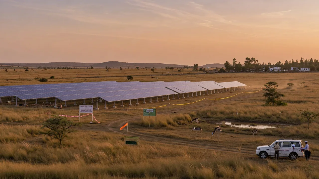 Solar project in India's largest grassland stirs conservation fears