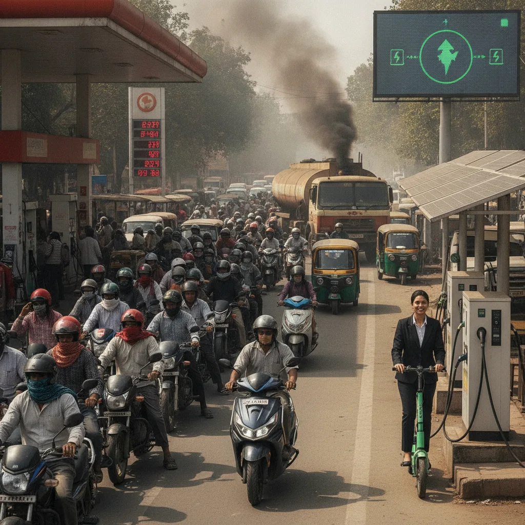 India’s Oil Shock Problem: Why EVs Are the Answer