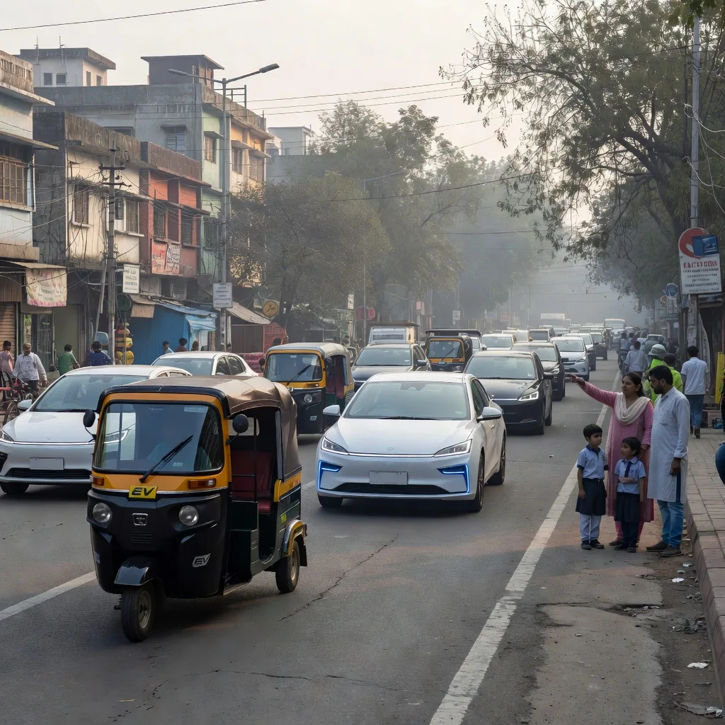 Delhi’s Push for 1 Million EVs by 2026 Aims to Clear the Smog