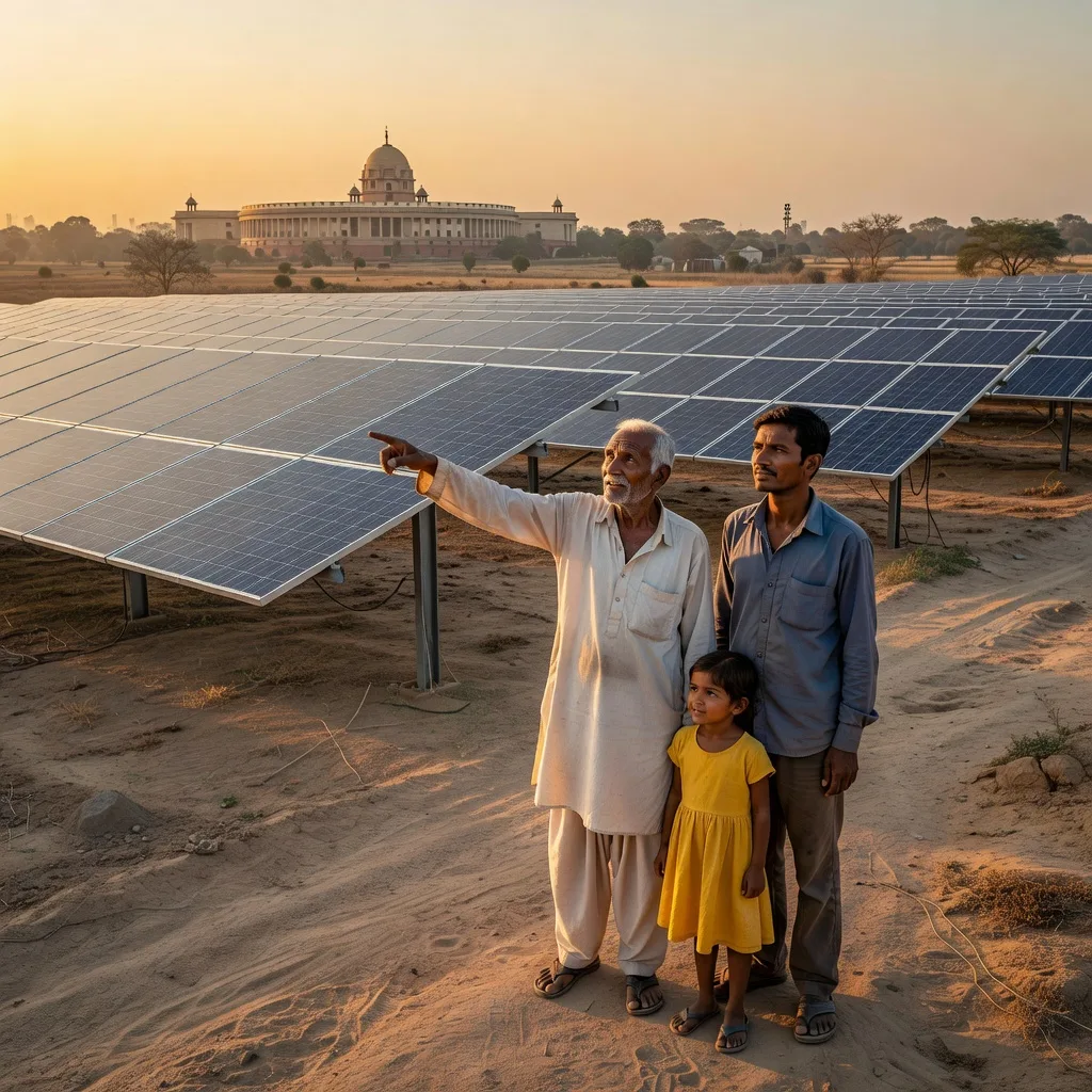 India’s Solar Capacity Jumps 57‑Fold to 162 GW, Parliament Says