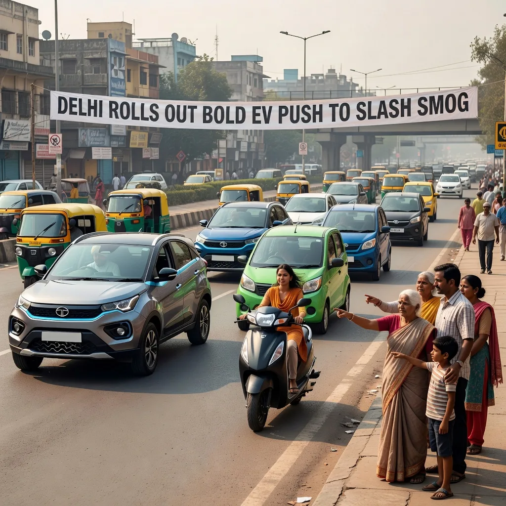 Delhi Rolls Out Bold EV Push to Slash Smog