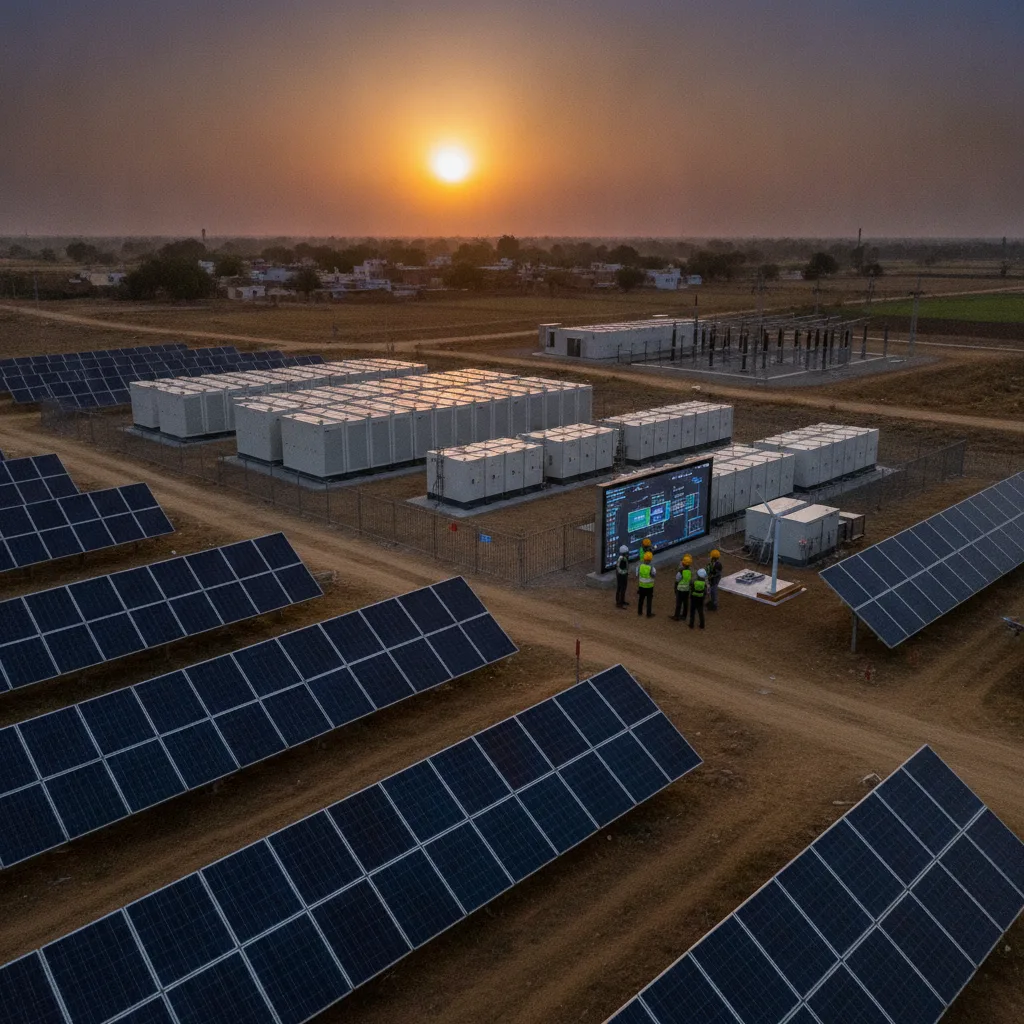 Hybrid solar-storage projects win more bids in India's power auctions