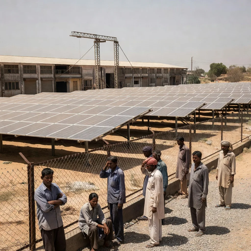 India’s Solar Drive Stalls as Panel Plants Shut Down