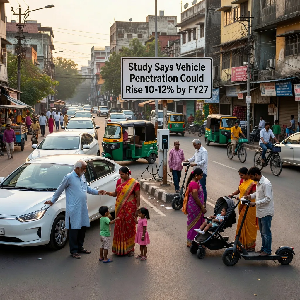 Study Says Vehicle Penetration Could Rise 10‑12% by FY27