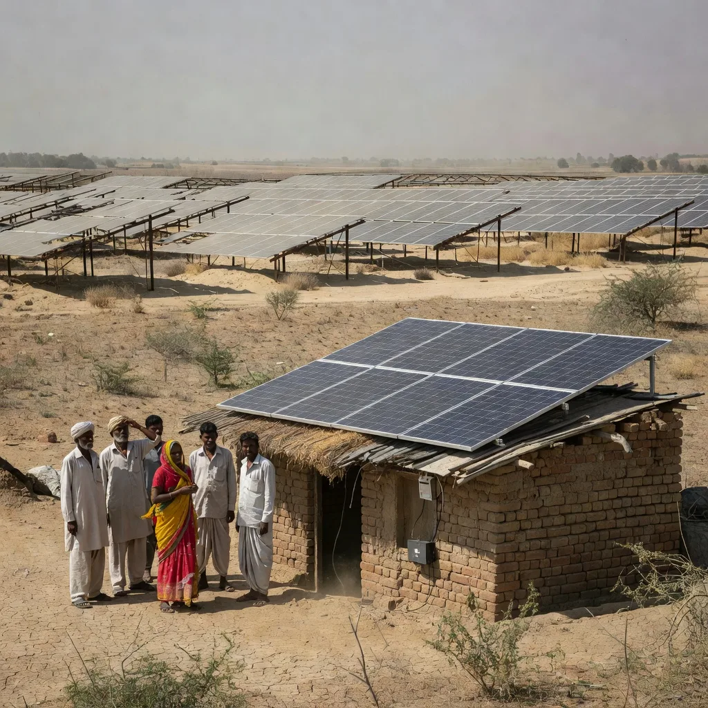 India’s Solar Boom Hides a Sharp Fall in Large‑Scale Projects