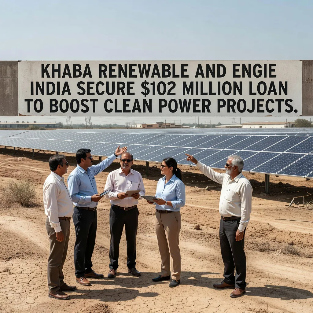 Khaba Renewable and ENGIE India secure $102 million loan to boost clean power projects