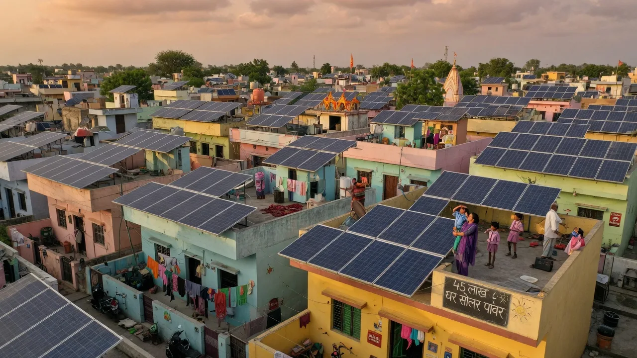 45 Lakh Indian Homes Now Solar-Powered, Says Pralhad Joshi