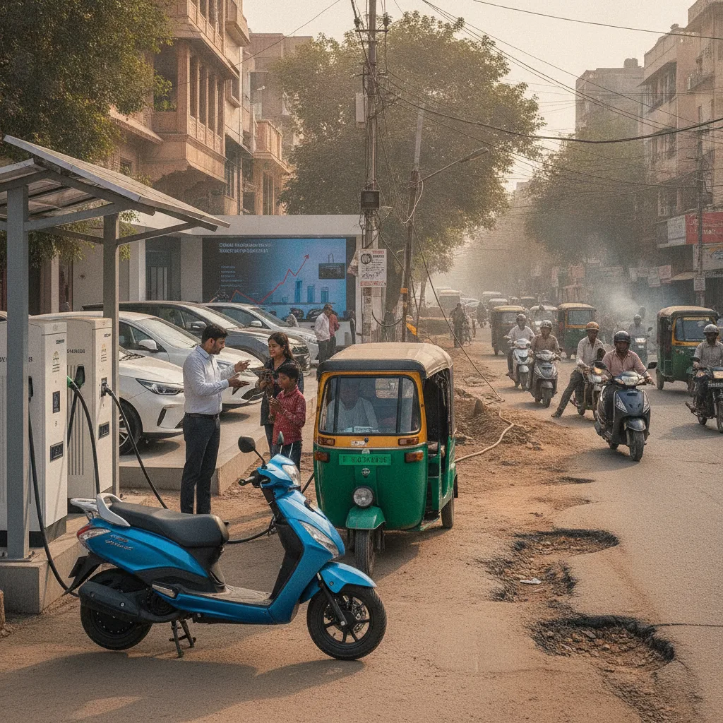 India’s EV Drive: Policy Push, Rising Sales, and Persistent Hurdles