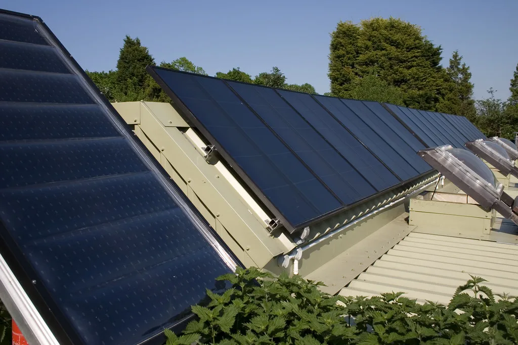 Representative image: Brighton Earthship Solar Panels